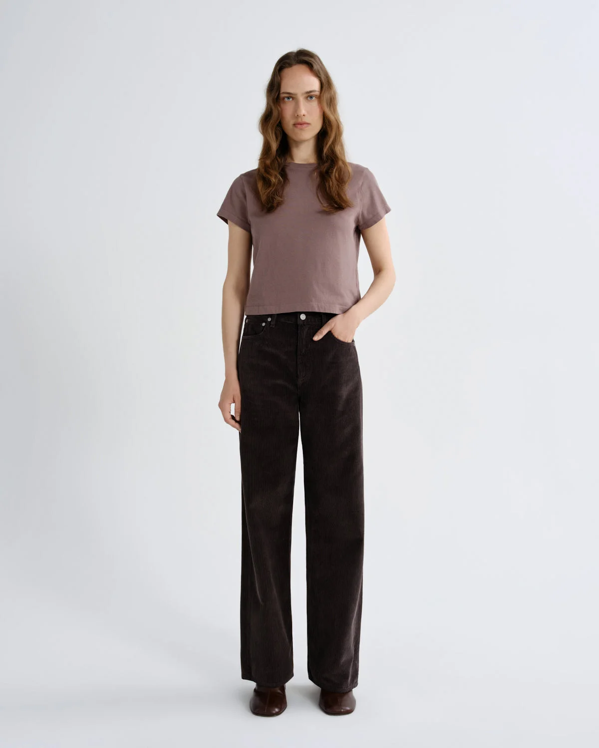 REN JEAN 32" (CORDUROY) IN FORGE - 1