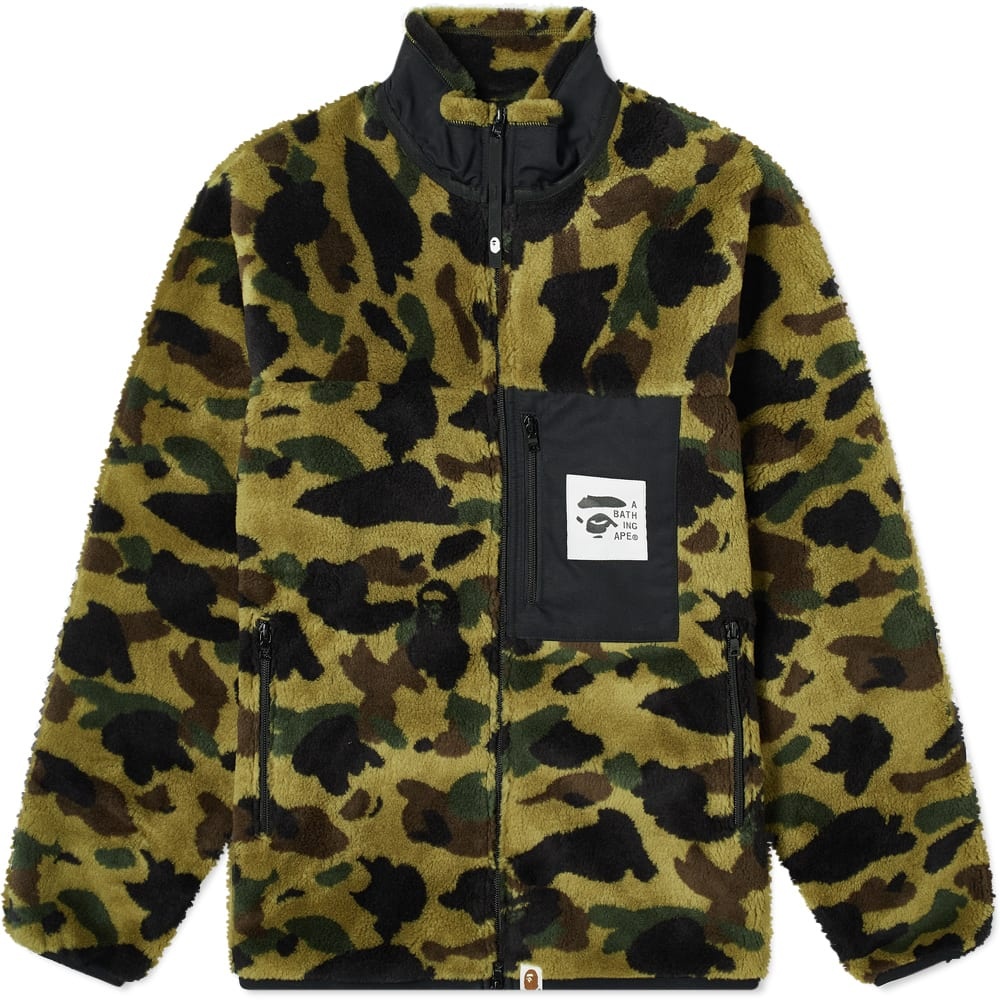 A Bathing Ape 1st Camo Boa Jacket - 1