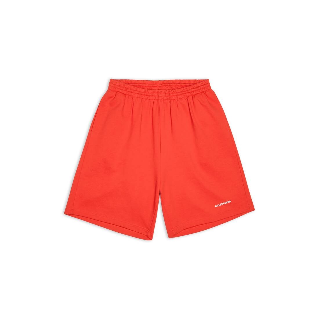 Women's Balenciaga Sweat Shorts in Red - 1