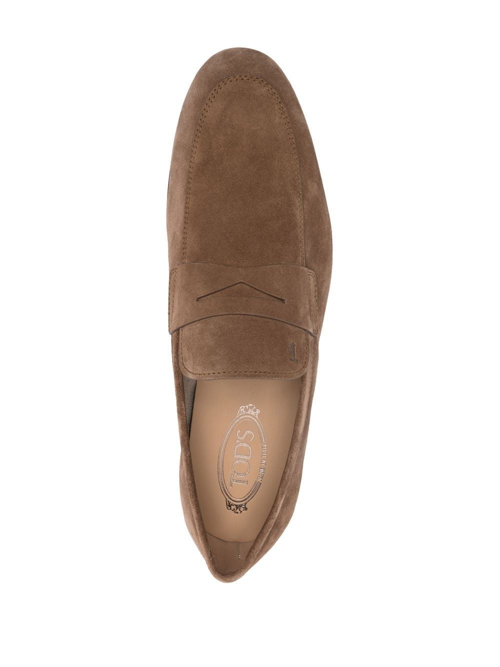suede penny loafers - 4