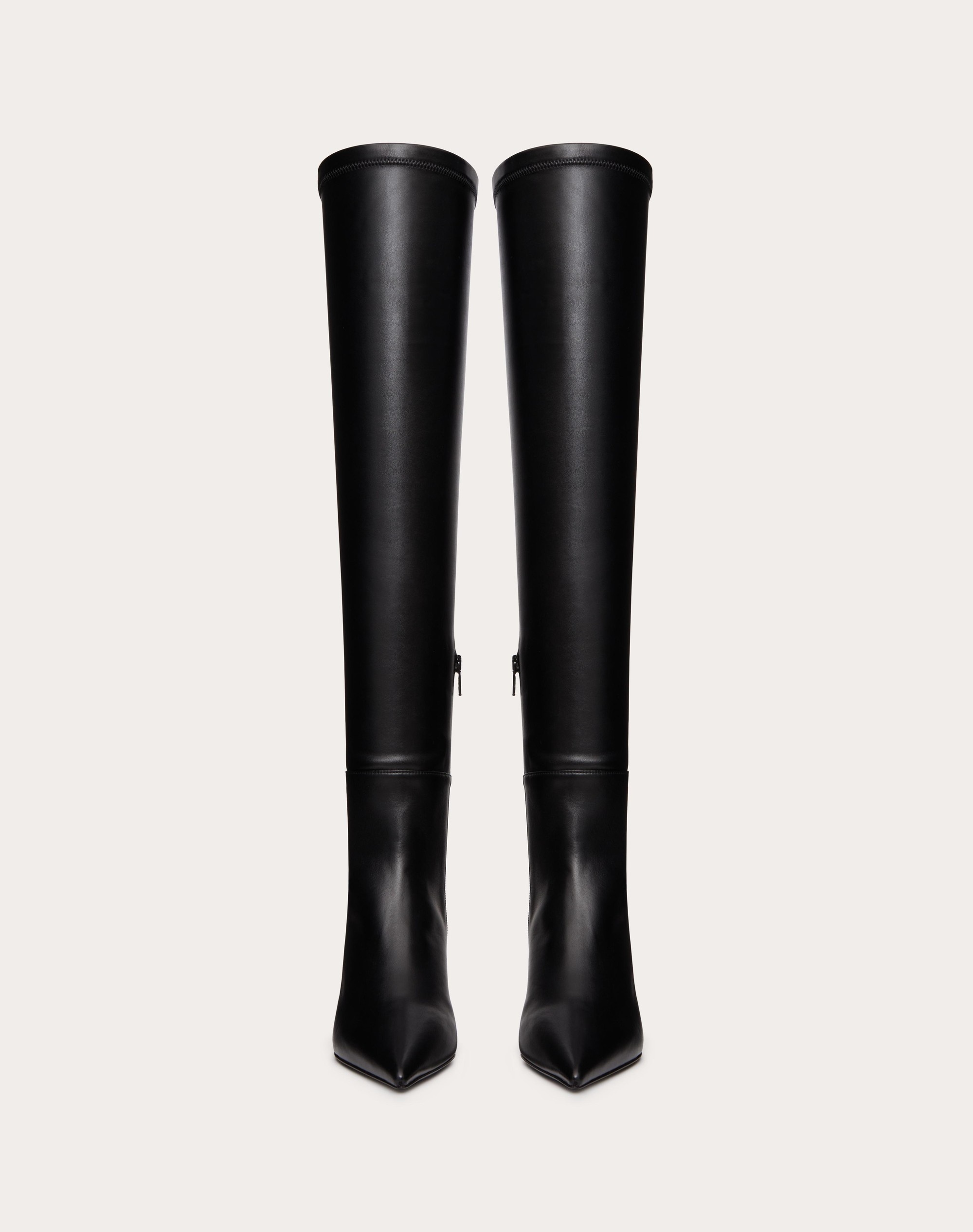 ROCKSTUD OVER-THE-KNEE BOOT IN STRETCH SYNTHETIC MATERIAL 75MM - 4