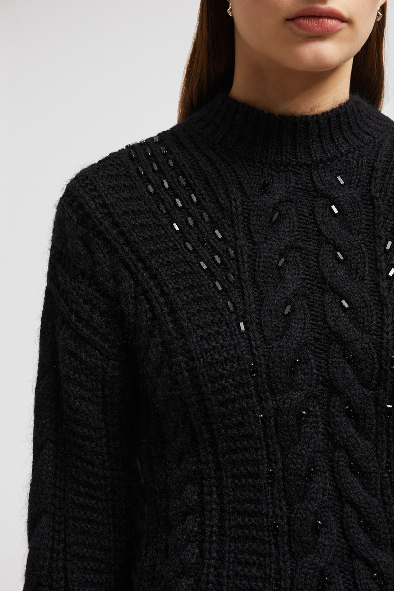 Embroidered Mohair & Wool Sweater 6