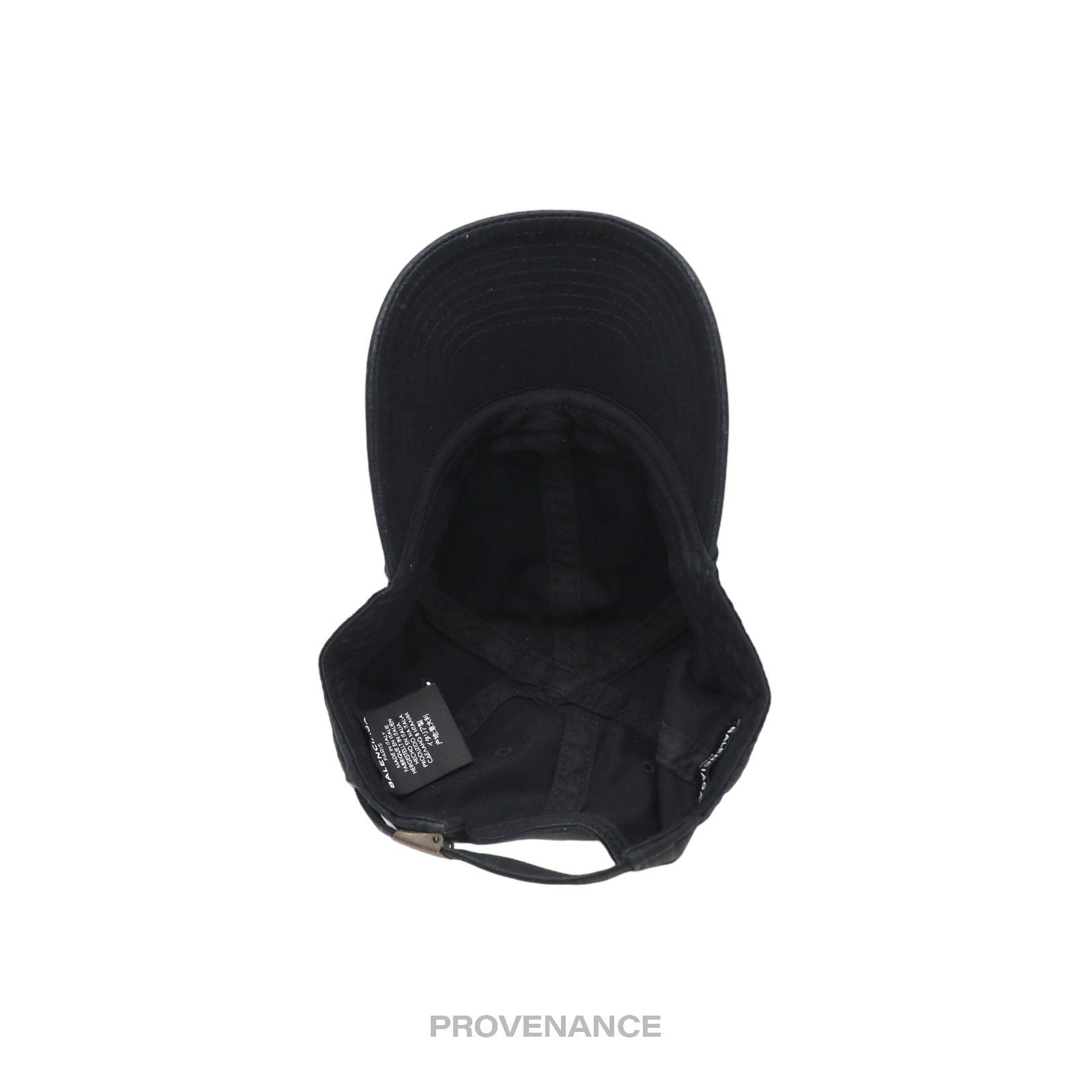 Balenciaga Sinners Cap - Washed Black - 6