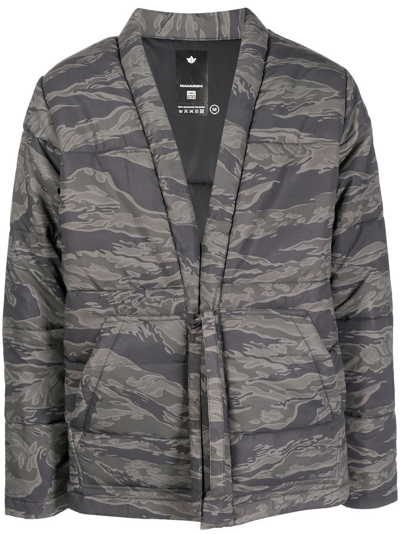 camouflage-print padded jacket 1