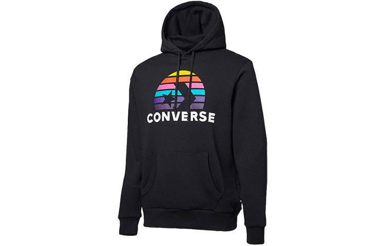 Men's Converse Planet Set Po Athleisure Casual Sports Printing Knit Black 10018993-A01 - 3