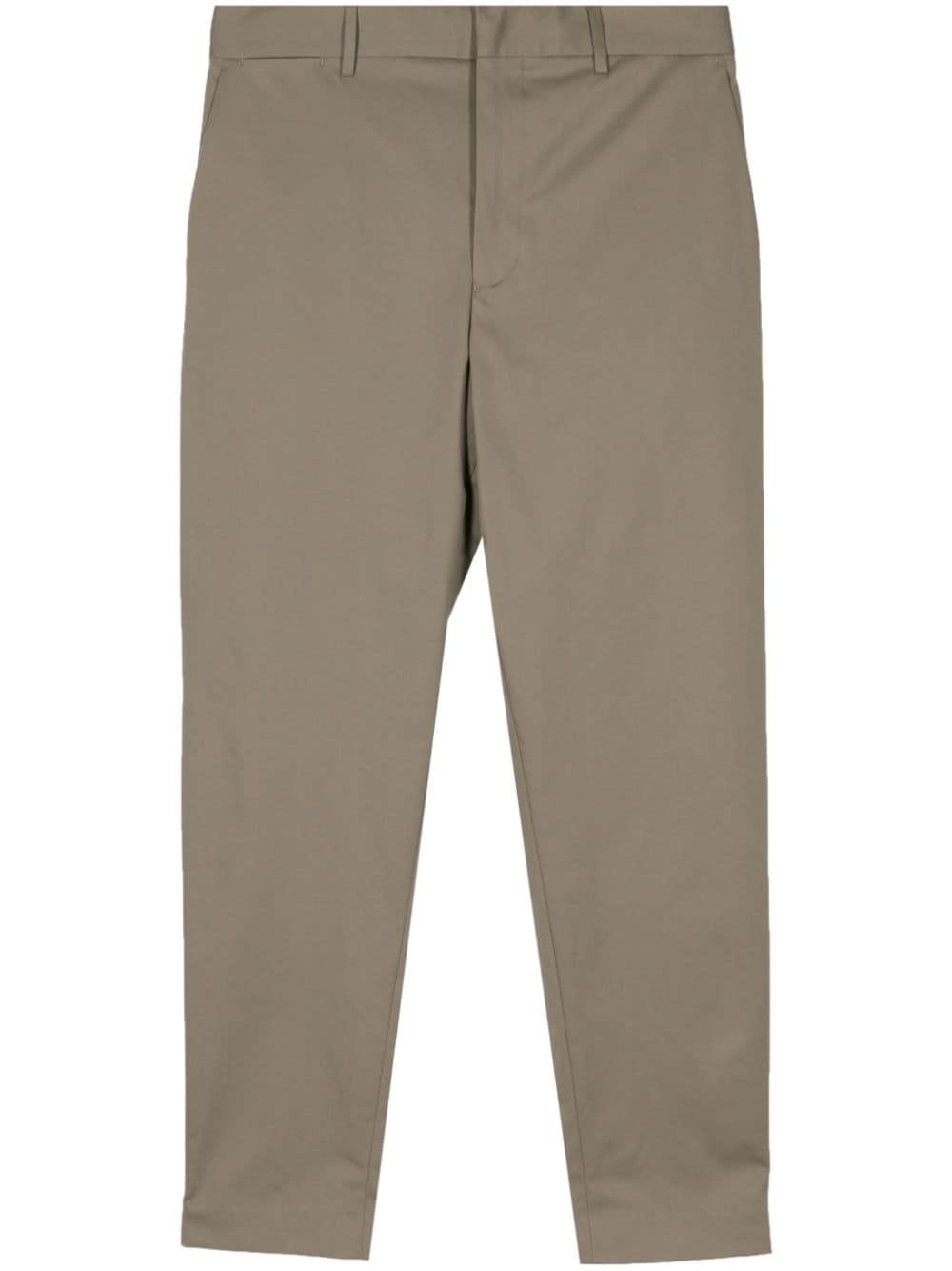 mid-rise slim-cut chino trousers - 1