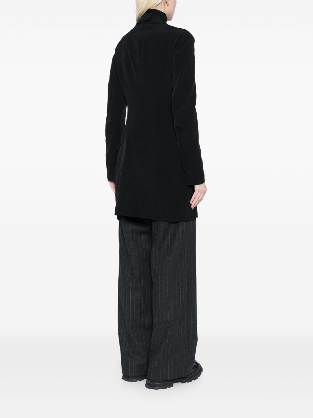 asymmetric double-front blazer - 4