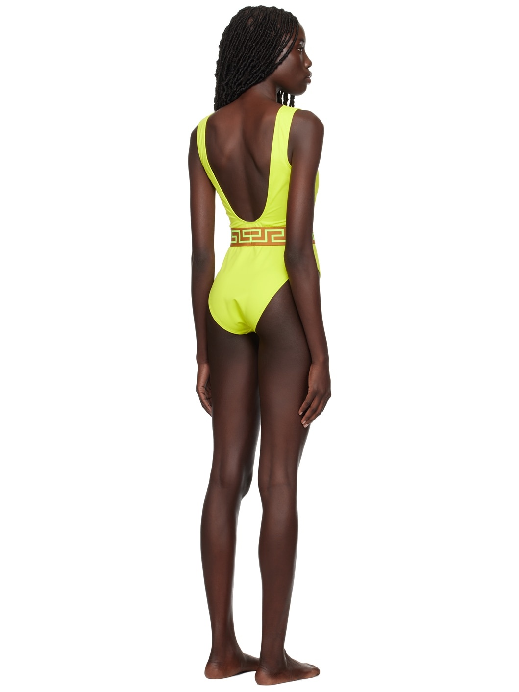 Yellow Greca Swimsuit - 3