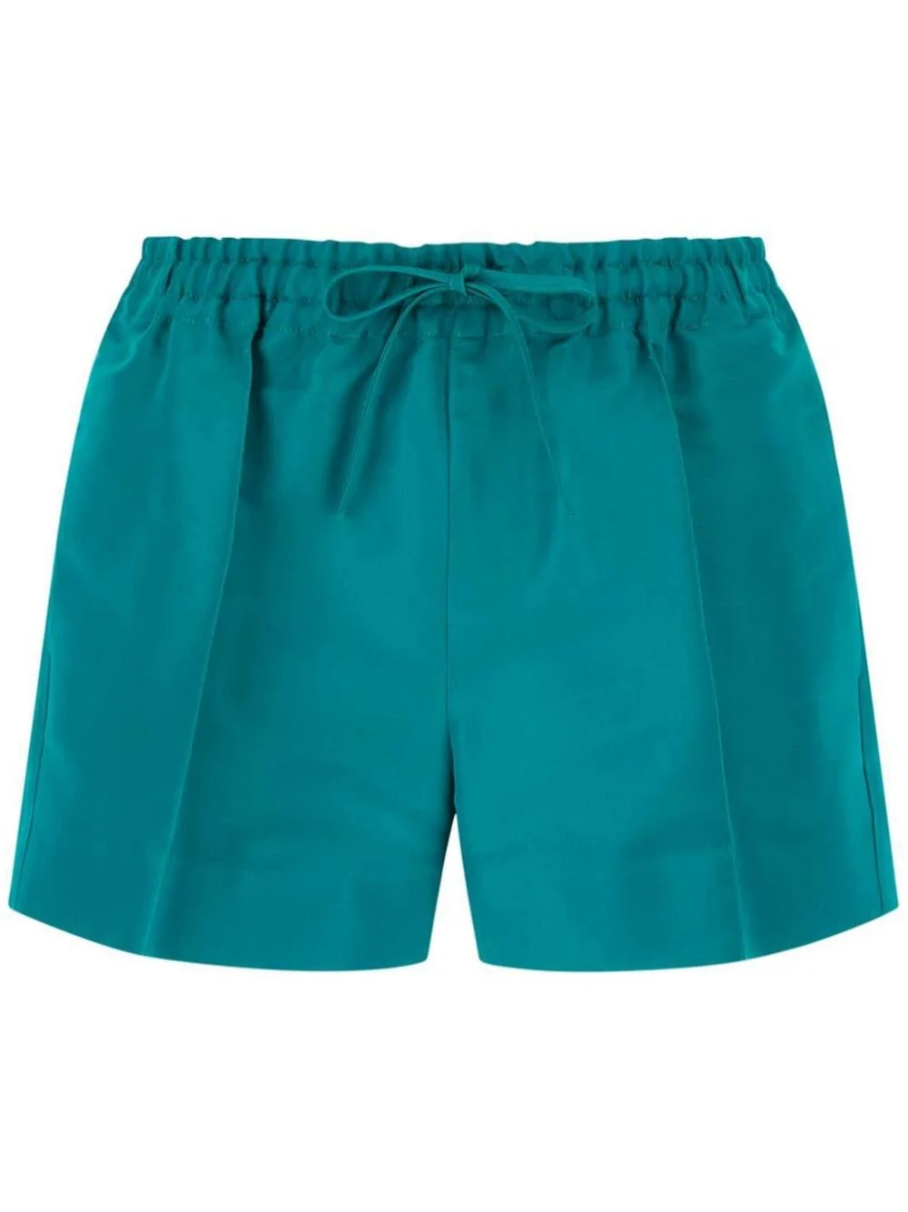 drawstring-waist pressed-crease shorts - 1