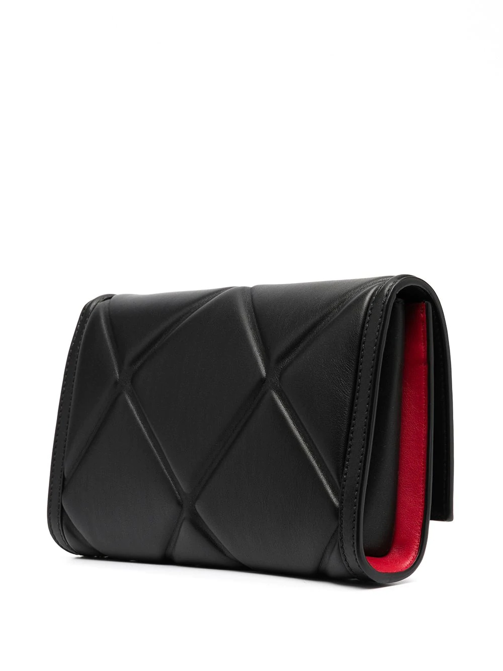 Story quilted clutch bag - 4