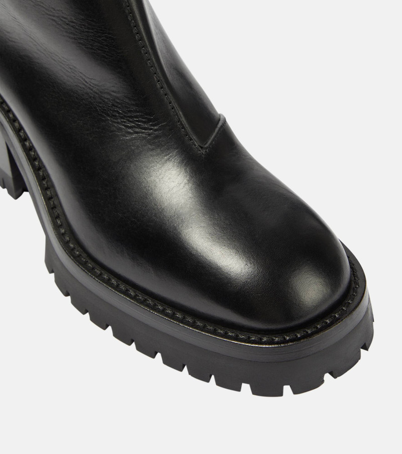 Tanse leather knee-high riding boots 6