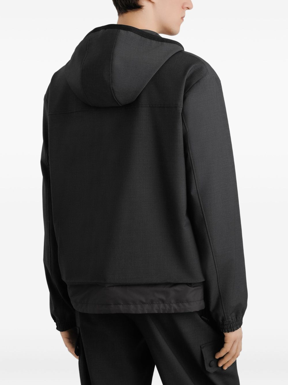 zip-up hooded jacket - 4