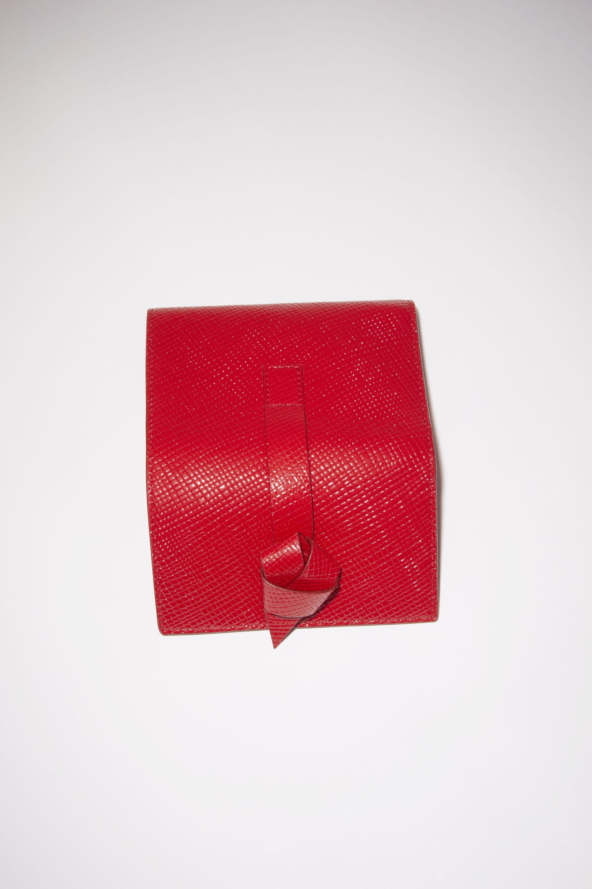 Musubi folded wallet - Bright Red - 3