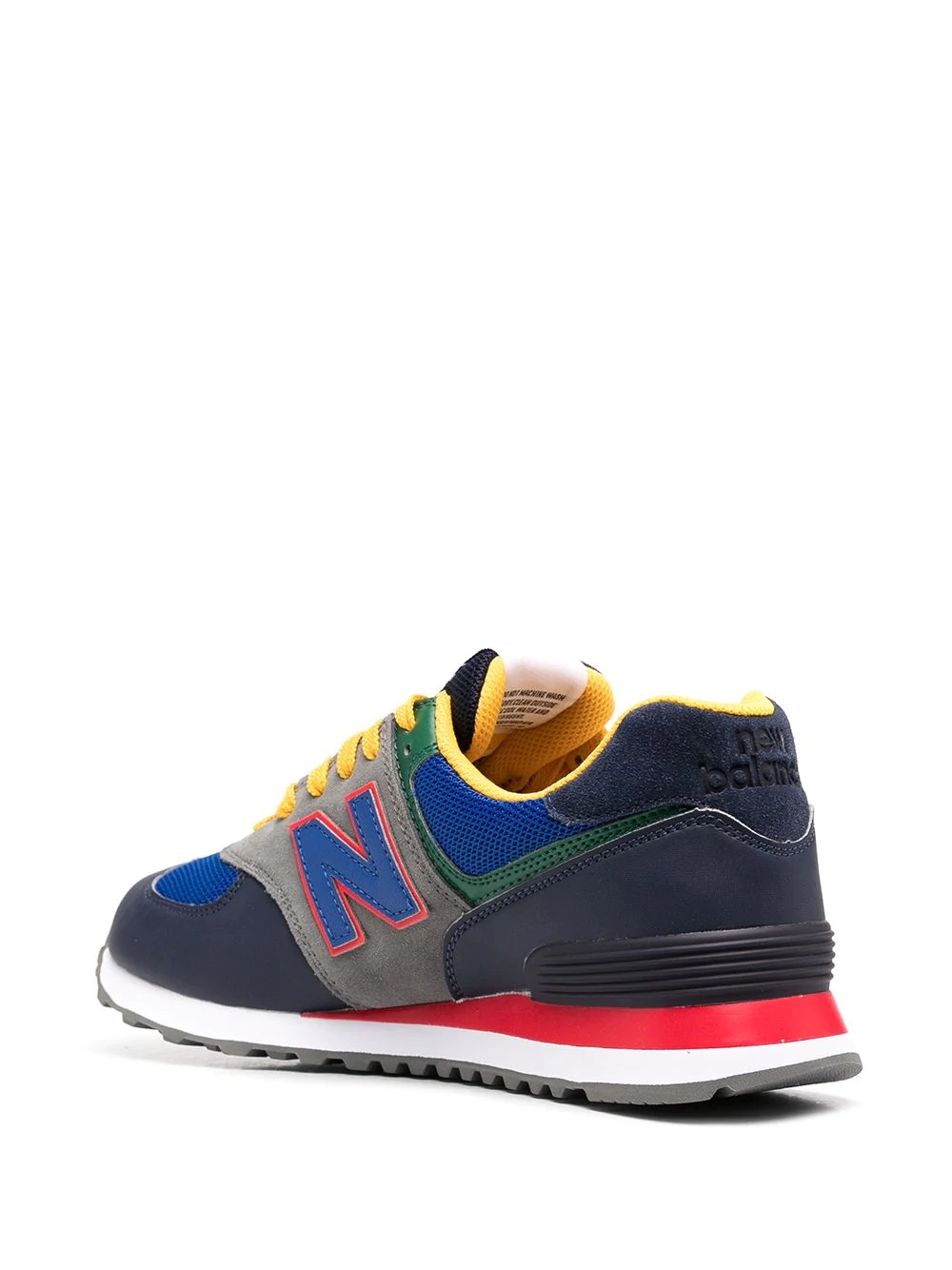 multicolour low-top trainers - 3