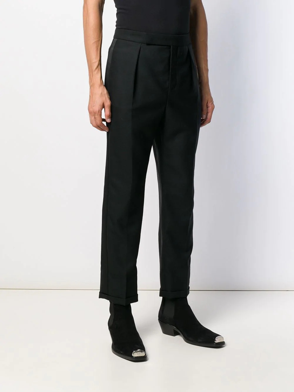 tailored cropped trousers - 3