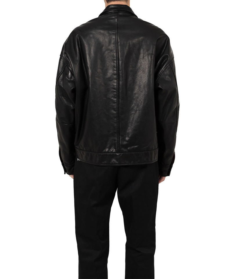 "BEDWIN & THE MMY” Leather Zip Jacket 4
