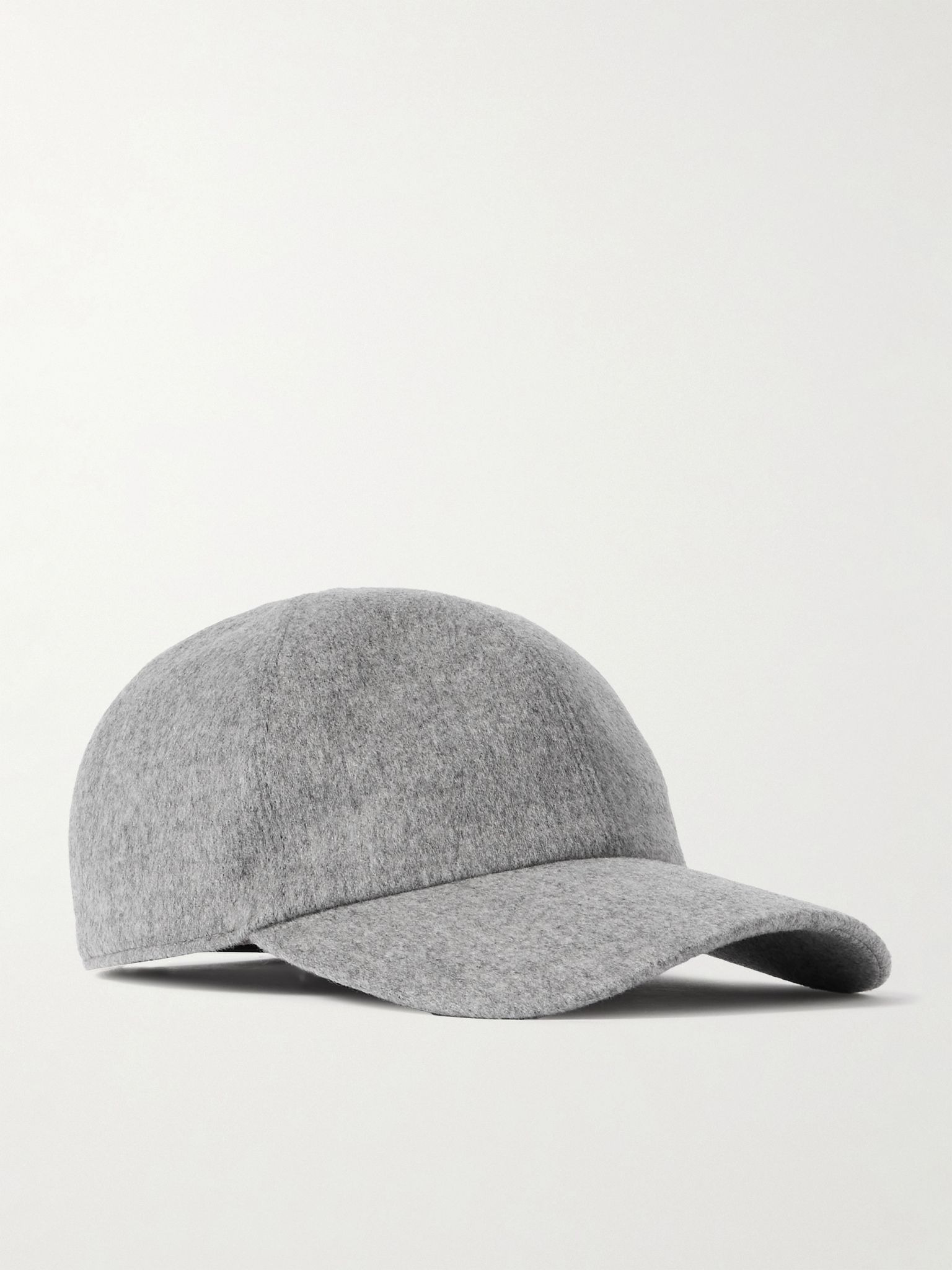 Ivy Cashmere Baseball Cap Gray - 1