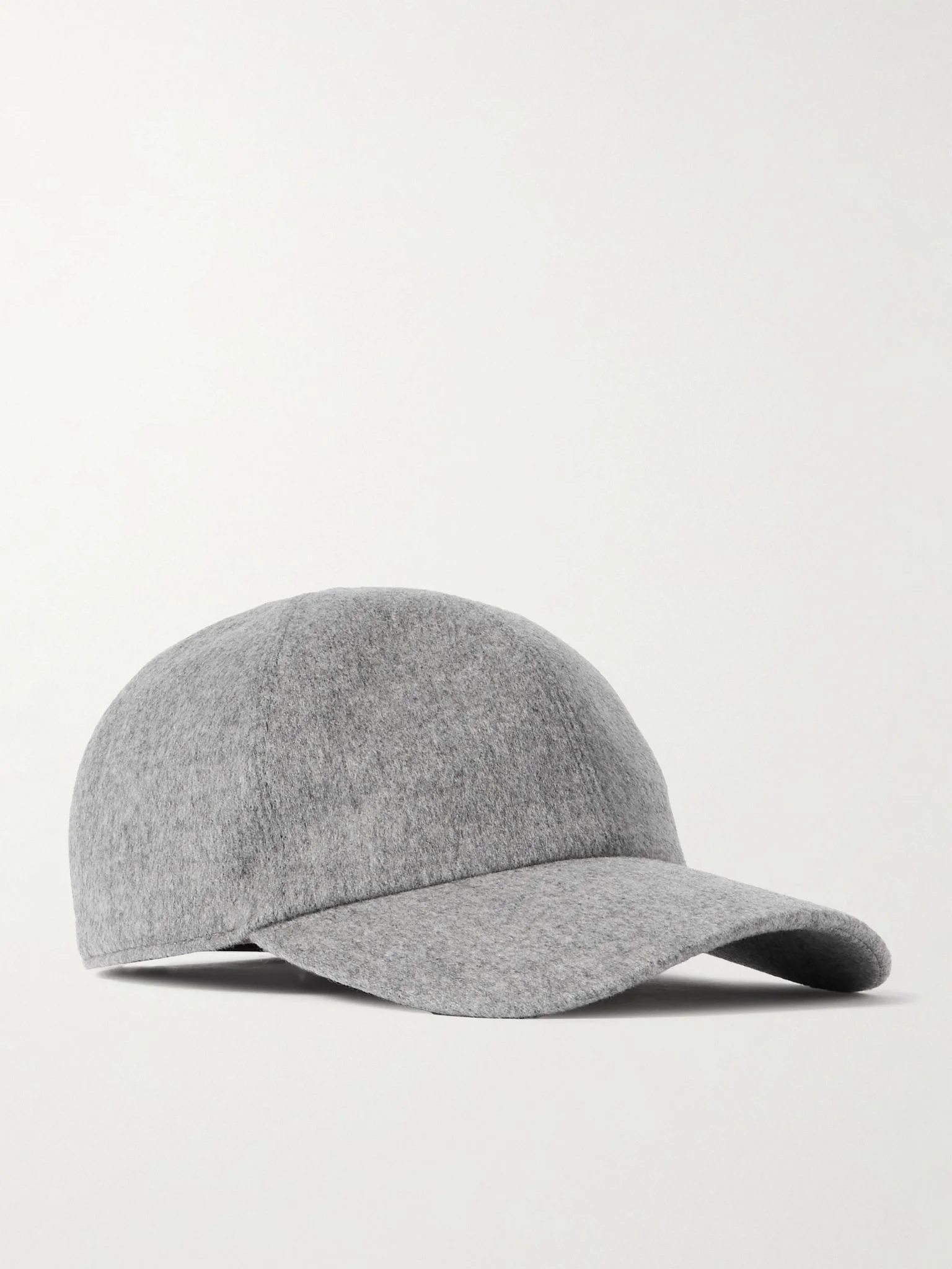 Ivy Cashmere Baseball Cap Gray - 1