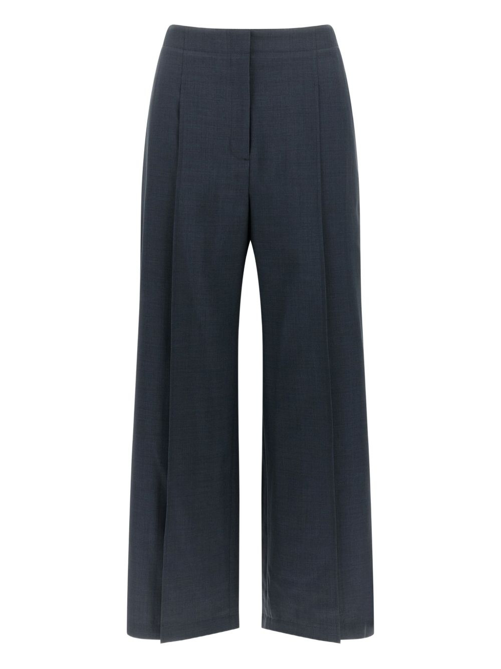 pleated-front trousers - 1