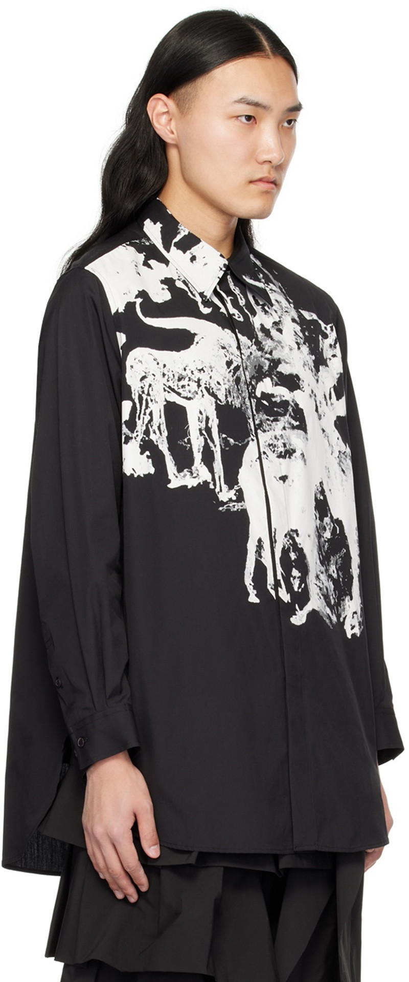 TAAKK Black Savannah Print Shirt outlook