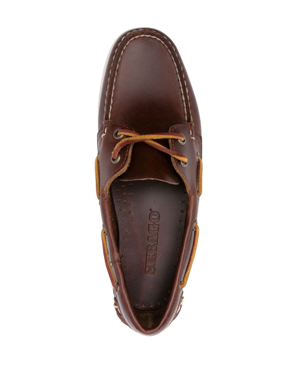 Portland leather boat shoes - 4