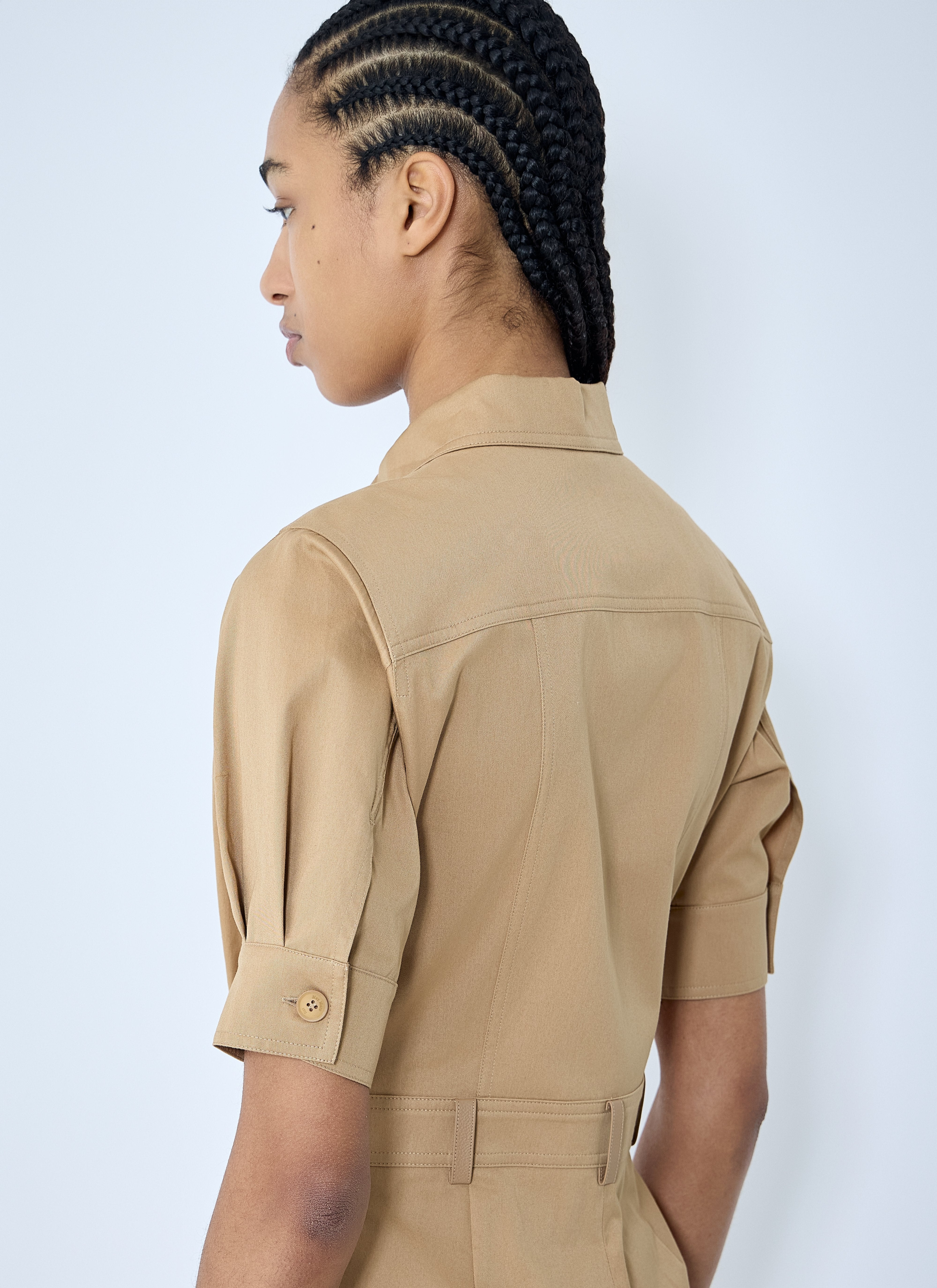 Max Mara Women Cotton Tailored Jumpsuit - 6