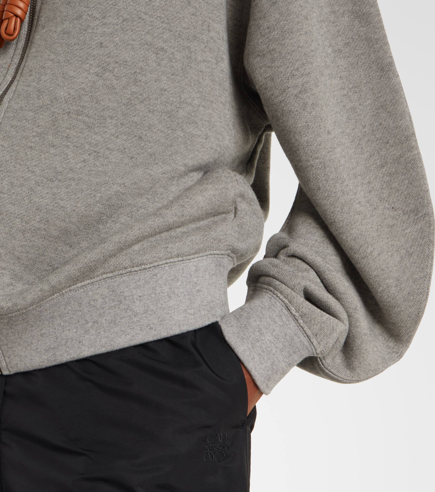 Flamenco cotton and cashmere hoodie - 5