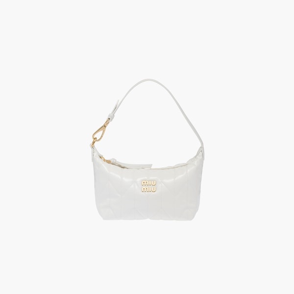 Miu Spirit matelassé patent leather mini-bag - 3