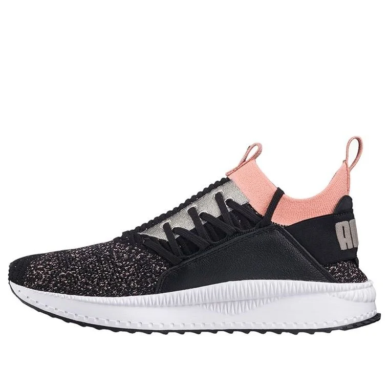(WMNS) PUMA Tsugi Jun Low Top Running Shoes 'Black White Pink' 367038-08 - 1