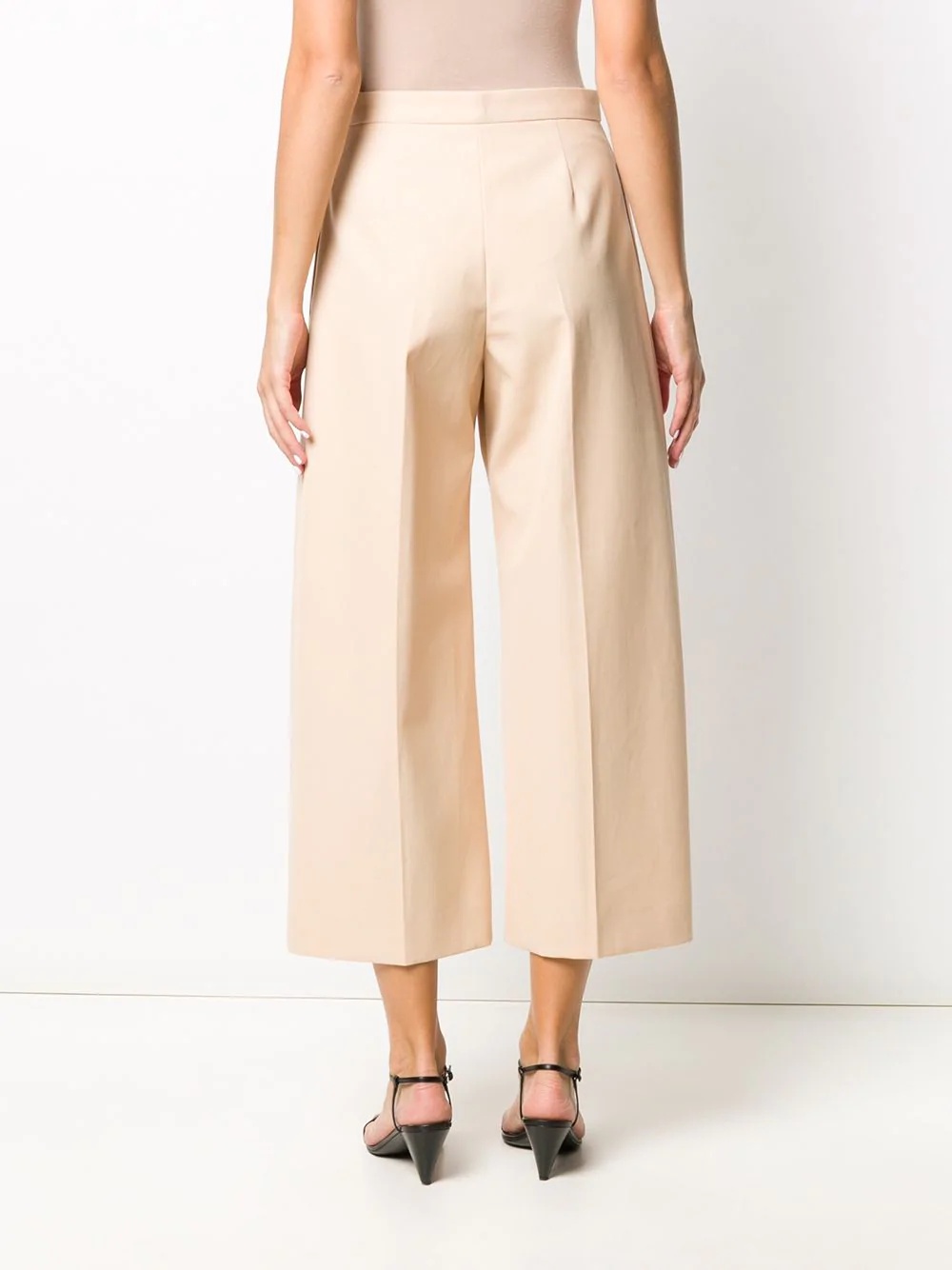 wide-leg tailored trousers - 4