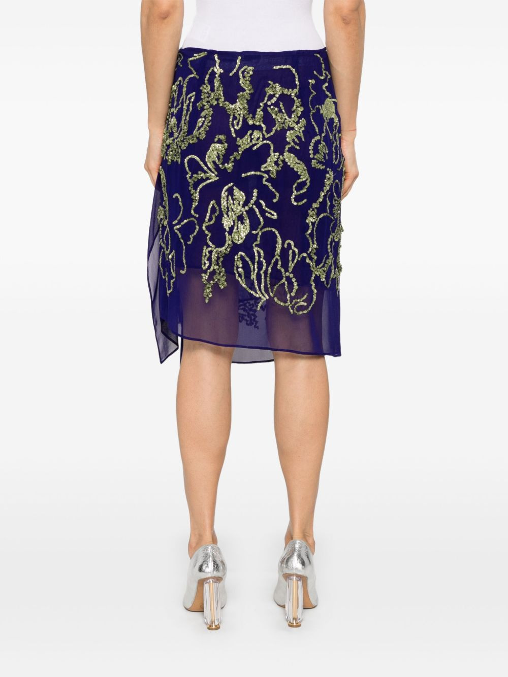 Dries Van Noten Women Sima Ebmroidered Skirt - 2