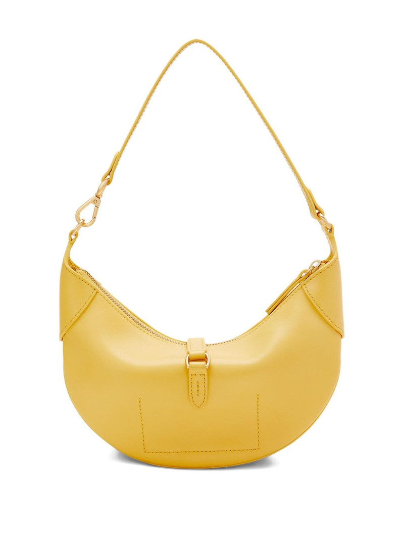 crescent-shape leather shoulder bag 3