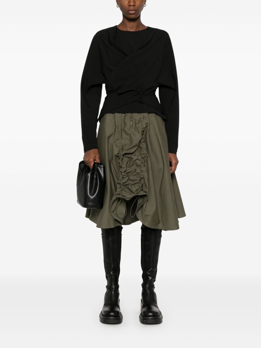 logo-patch mini skirt - 2