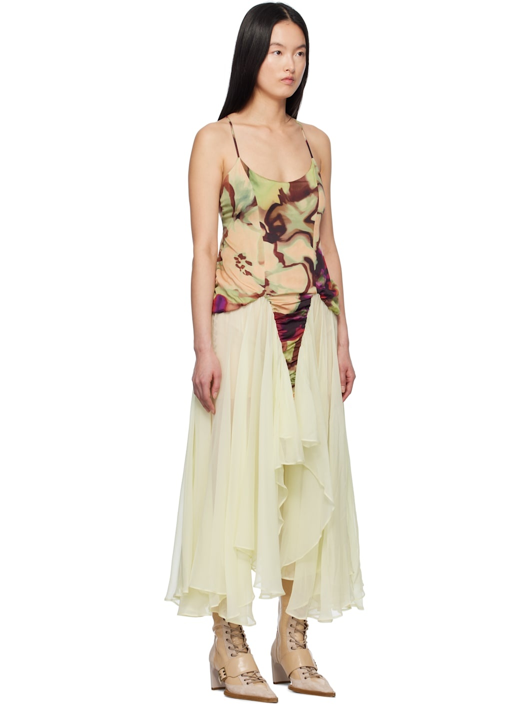 Green Magnolia Maxi Dress - 2