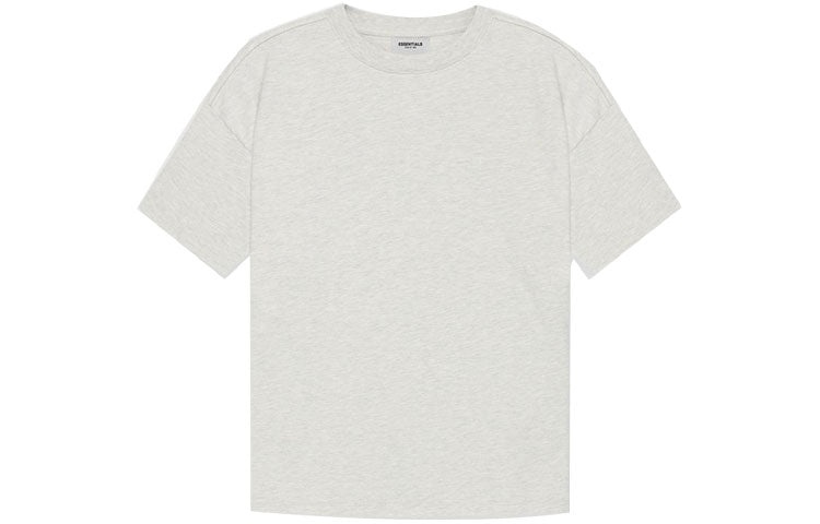 Fear of God Essentials SS21 Short Sleeve Tee Light Heather Oatmeal FOG-SS21-597 - 1