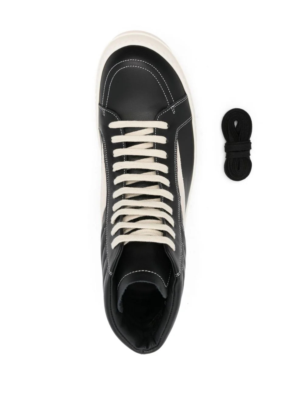RICK OWENS Men Scarpe In Pelle - High Vintage Sneakers - 4