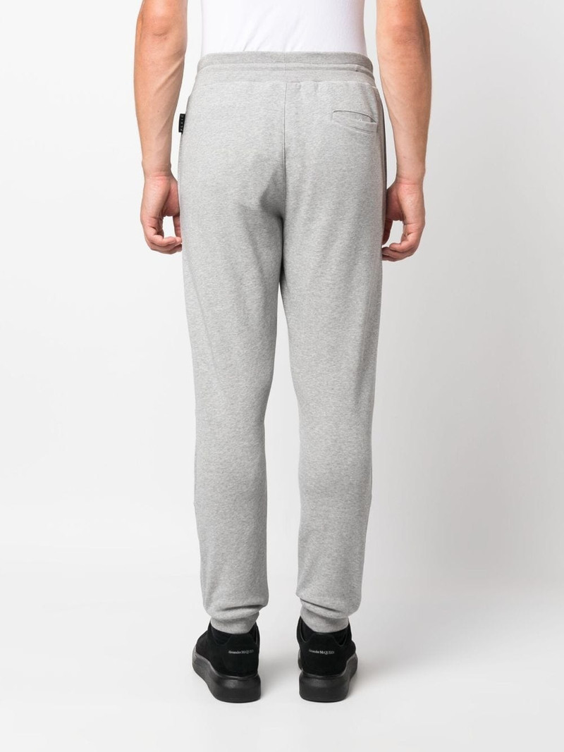 Constructed decorative-zip cotton track pants 4