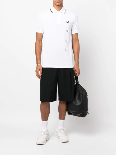 Fred Perry logo-patch polo shirt outlook