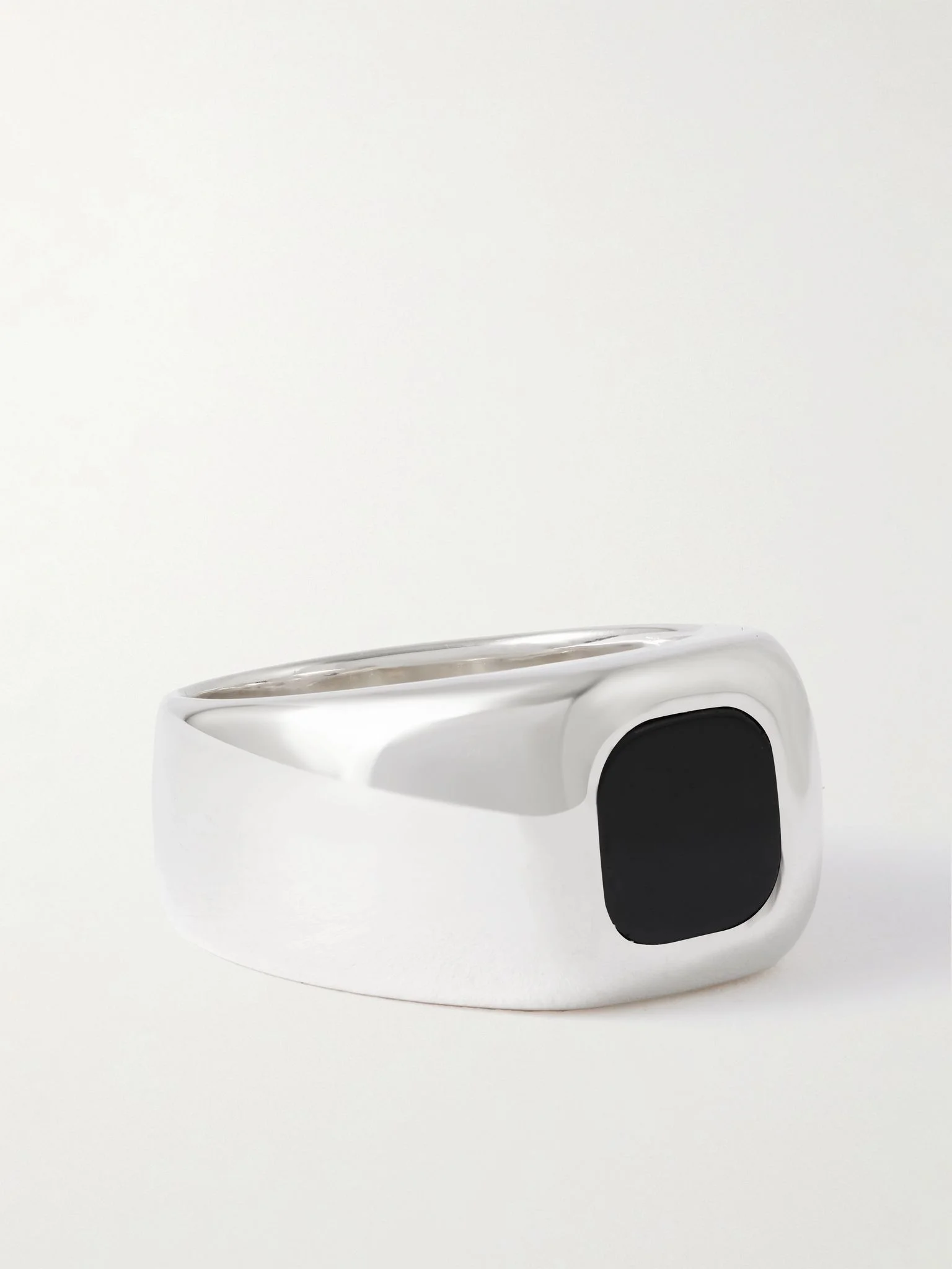 Godfather silver onyx ring Silver - 1