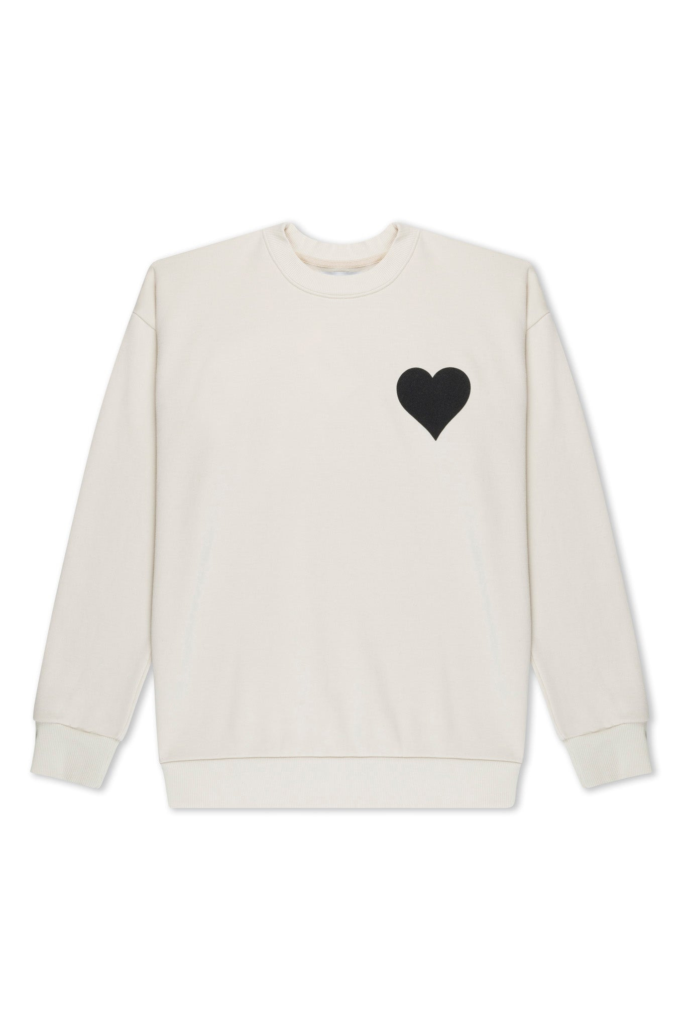VINTAGE WHITE HEART SWEATSHIRT - 4