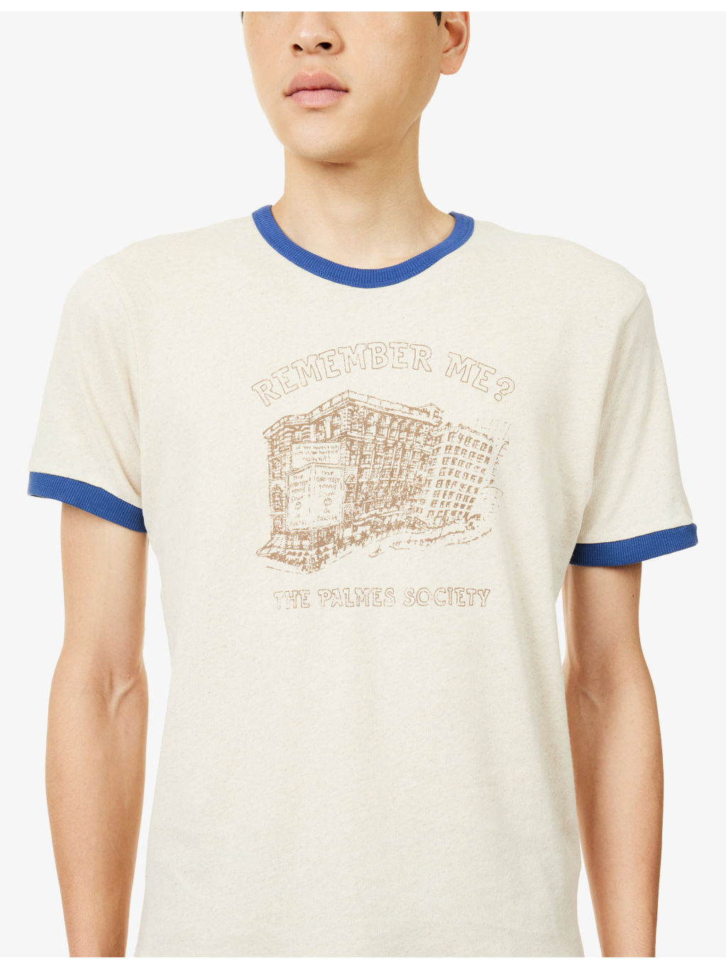 Ringer Short-Sleeve Cotton Blend T-Shirt - 5