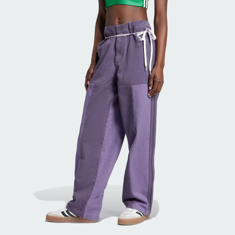 adidas KSENIASCHNAIDER Patchwork Straight Leg Jeans outlook