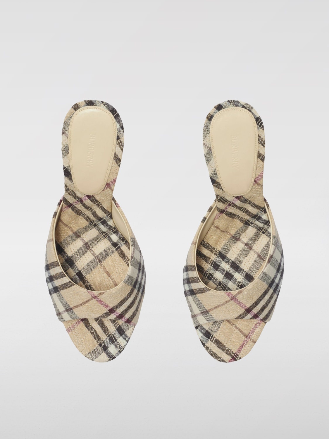 Heeled sandals woman Burberry - 5