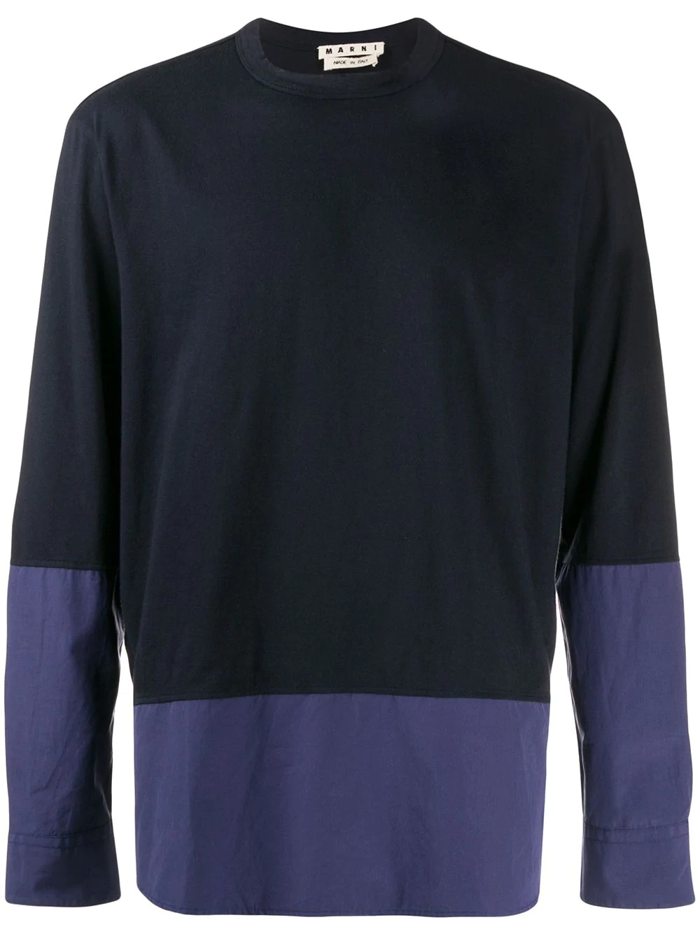 colour-block sweatshirt - 1