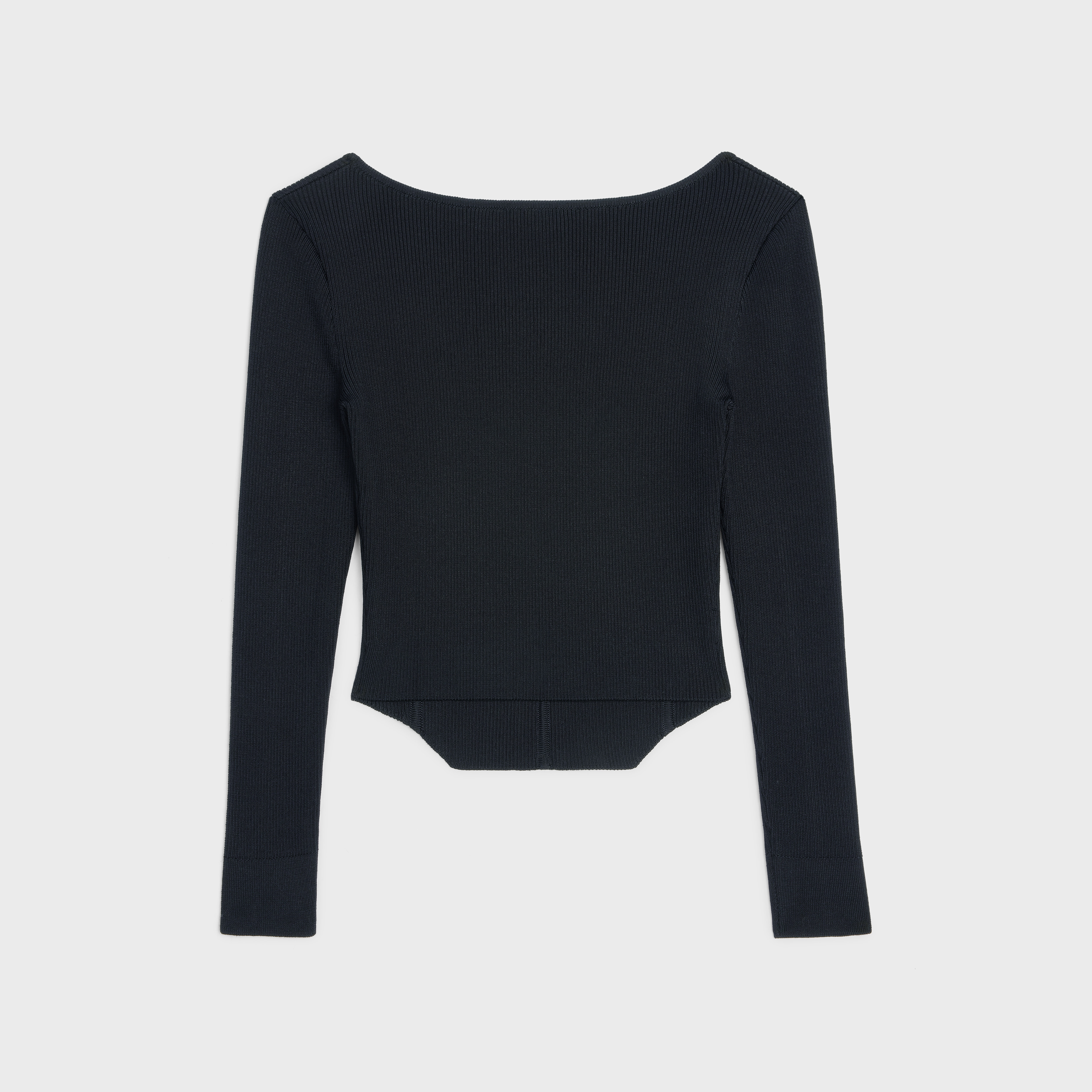 TRIOMPHE CROP TOP IN UNDERPINNING SILK - 2