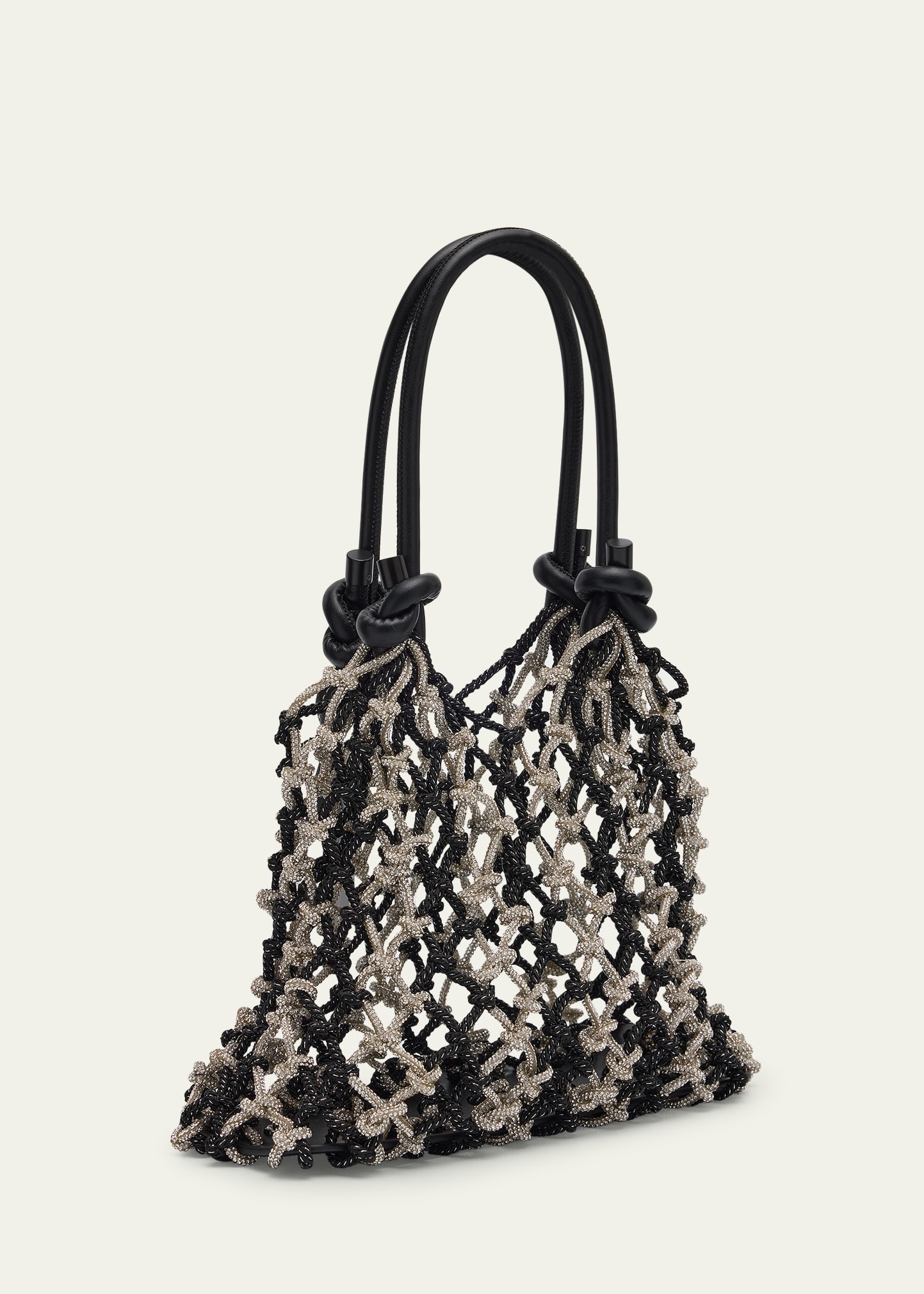 Crystal Macrame Mini Sac Top-Handle Bag - 3
