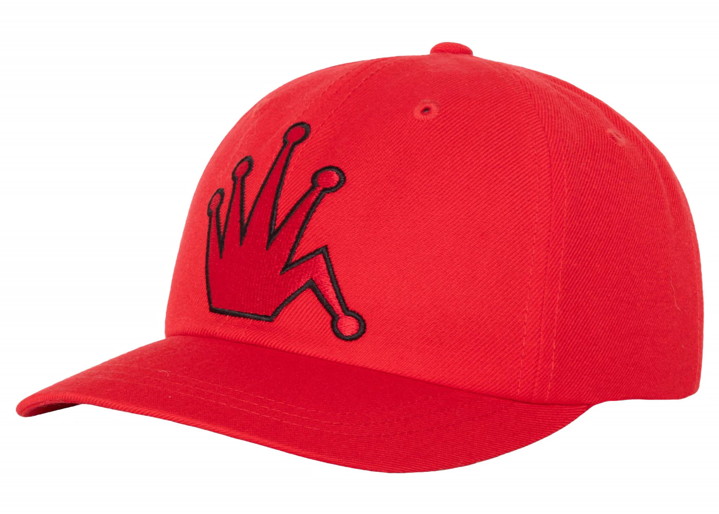 Stussy Low Profile Bent Crown Snapback Red - 2