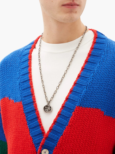 GUCCI Interlocking GG pendant necklace outlook