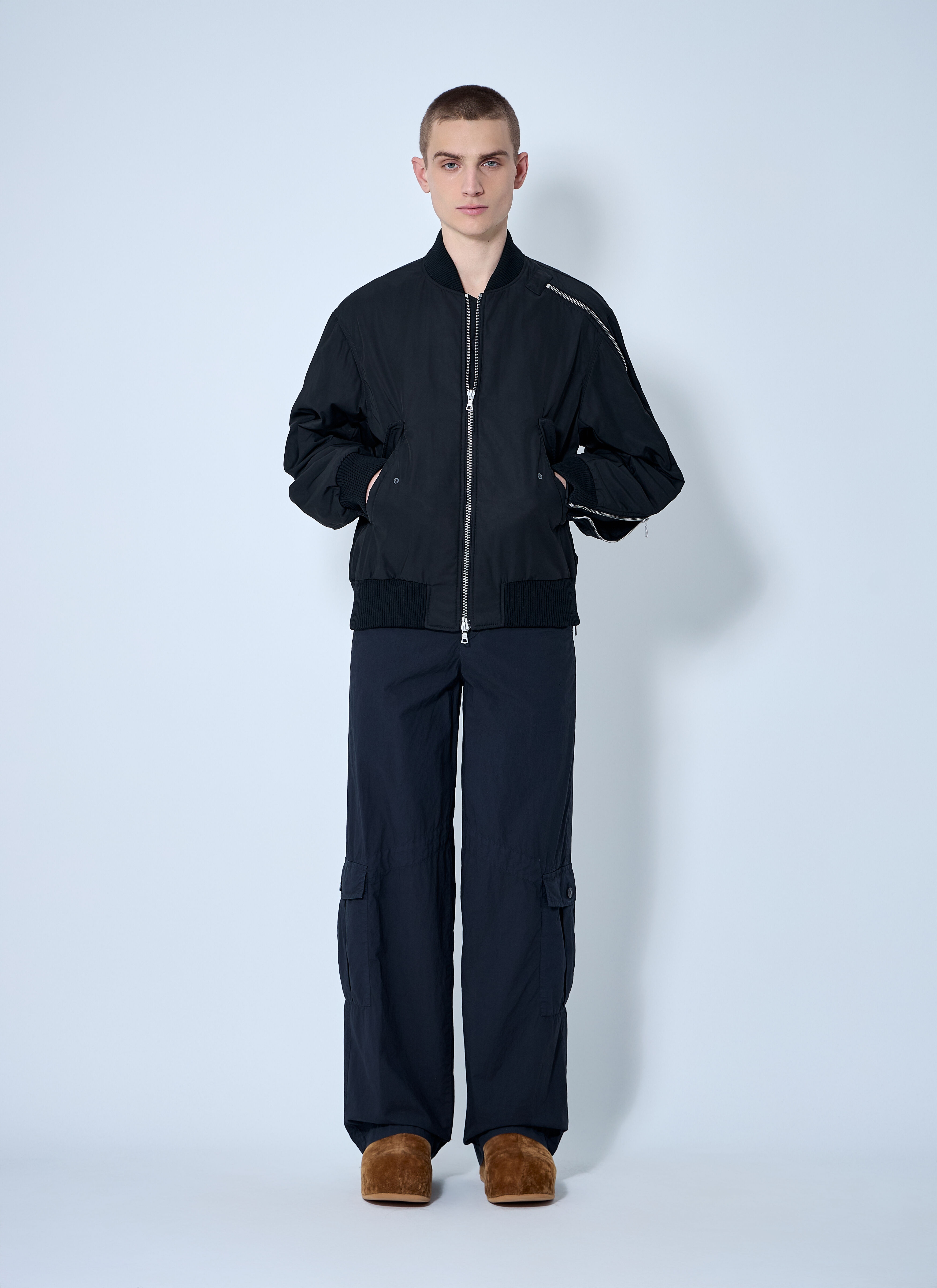 Nylon Bomber Jacket - 2