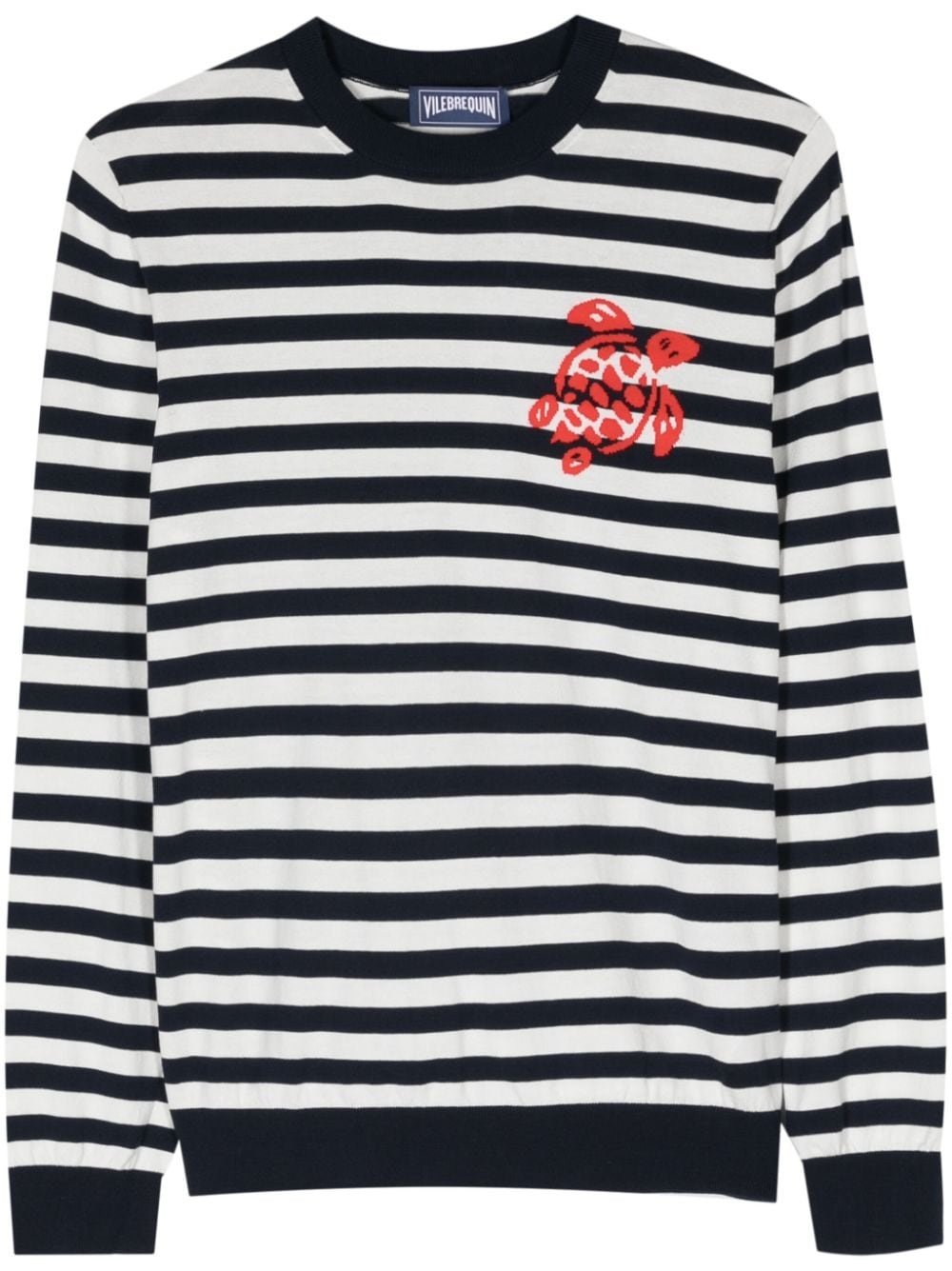 Bengal-stripe fine-knit T-shirt - 1